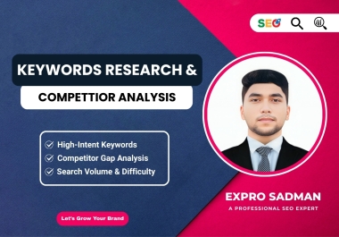Boost your website visibility by keyword research & competitor analysis