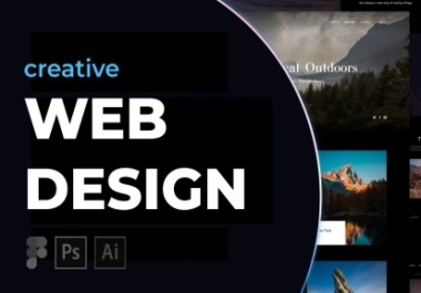 I will design and develop clean modern and Responsive website