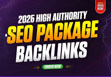 2026 High Authority SEO Package - Powerful Backlinks That Rank