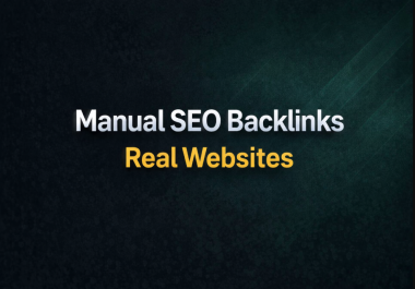 50 Manual SEO Backlinks From Real Websites
