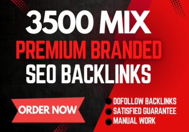 3500 high quality mix premium SEO backlinks for website SEO