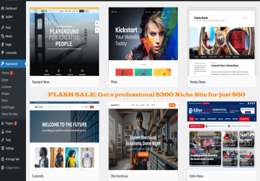 I will build a High-Performance SEO Niche Website with 90+ PageSpeed 50 Percent OFF