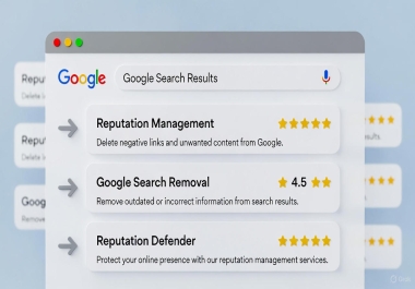 Remove Negative Links and Unwanted Content From Google Reputation Management