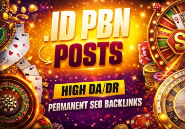 50 HIGH DA/DR. ID PBN POSTS - Casino & Gambling Authority Backlinks