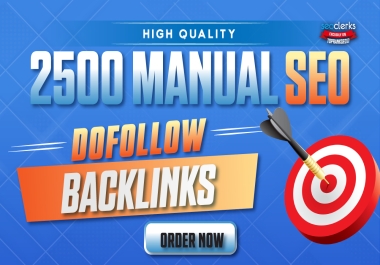 Latest 2026 High Quality 2500 Manual SEO Do-follow Backlinks Service