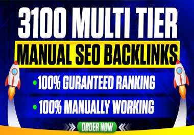SUPER POWER Multi 3 Tiered SEO Backlinks for Top Google Rankings