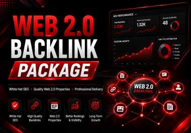 I will build 200 high quality web 2.0 backlinks for SEO link building