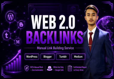 I will build 200 high quality web 2.0 backlinks for SEO link building