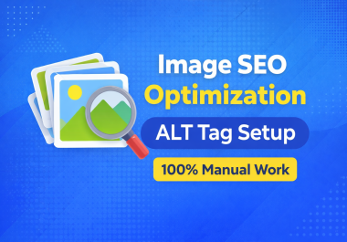 I will optimize your website images with proper alt tags for SEO