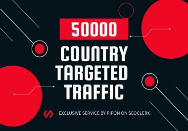 Drive country targeted quality traffic to your website