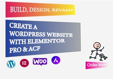 I Will Build,  Redesign,  Clone And Fix WordPress Websites Using Elementor Pro