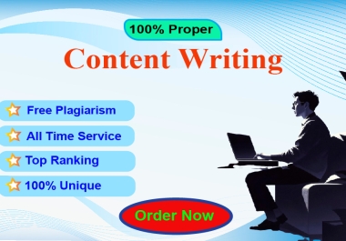 I will write content on any topic to increase your popularity.