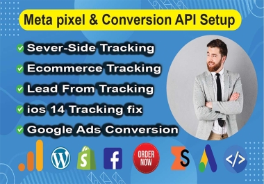 I will setup or fix meta facebook pixel and conversion API via GTM