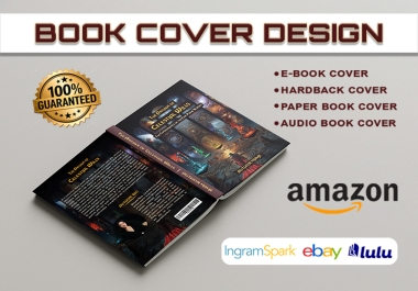 I will design a professional eye catching book cover