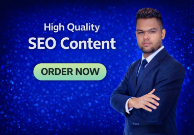 I am capable of creating High-Quality SEO content for your any Platform