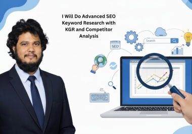 I Will Do Advanced SEO Keyword Research with KGR and Competitor Analysis