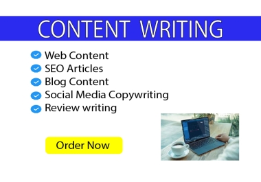 I will write a High-Quality SEO article and content writing with 1000+ words