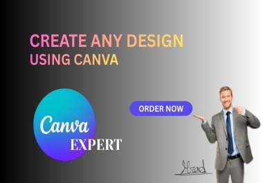 I Will Design Professional Canva Graphics for Social Media,  Business.