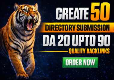 I will manually submit your website to 50 high quality SEO directories for backlinks