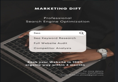 I will do professional SEO optimization to improve Google ranking