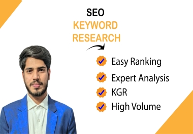 I will do Keyword Research and SEO Strategy