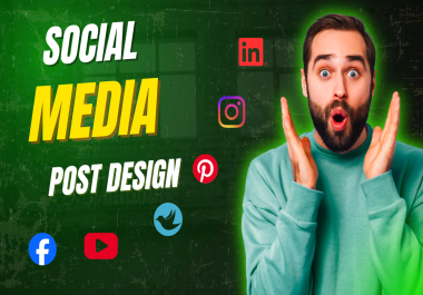 I will do all media post design