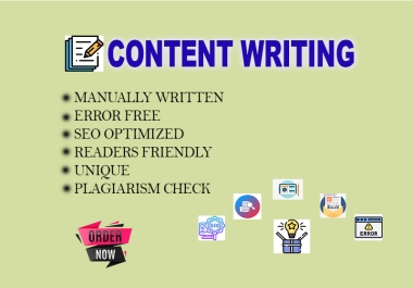 I Will Write 1500 words SEO high quality content for your website,  Article, blog.