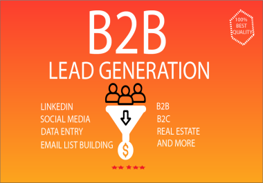 I will do b2b lead provide targeted buying intent ready to buy your service
