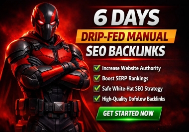 Skyrocket Your Website with 6 Days Dripfeed 750 SEO Manual Backlinks