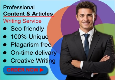 I provide 1000+ Word Professional Content Writing Services