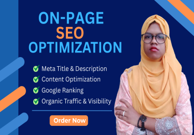 I will do On-Page SEO Optimization for Google Ranking