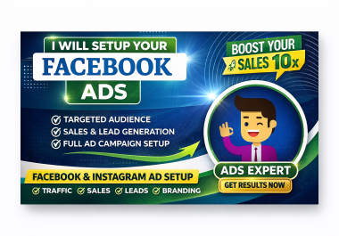 I will setup and manage meta ads campaign for sales and lead generation