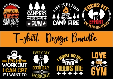 I'll make t-shirt design with editable file