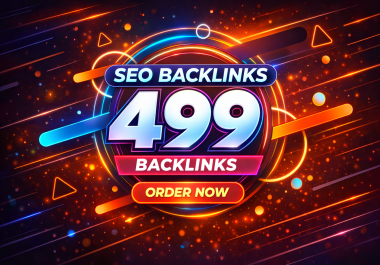 I will provide 499 high quality SEO backlinks for website link building