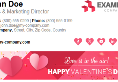 I will create modern and responsive email signature design