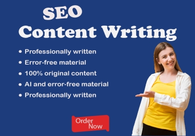 I will write plugarism free content, Article 800-1000 word on any topic