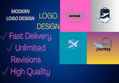 I will design a modern professional business logo
