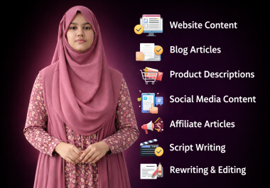 write SEO optimized,  engaging,  and plagiarism free content for your website or blog