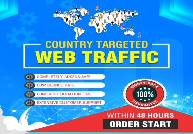 drive country targeted organic traffic,  quality visitors