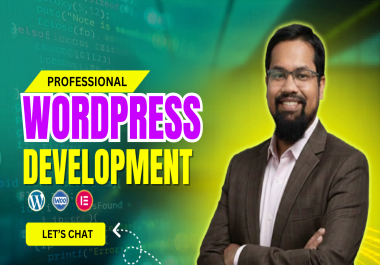 I will rebuild wordpress website development,  business website or blog website