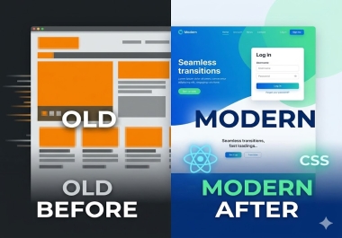 Website Redesign give your website modern look