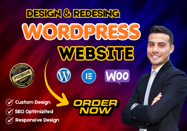 I will build a Premium WordPress Website with Expert design for you.