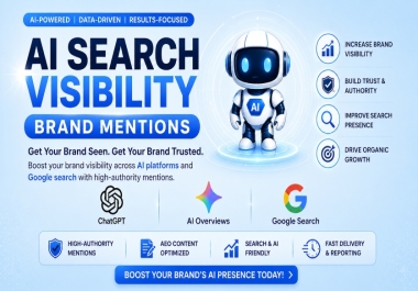 Premium AI Search Visibility with 15 LLM Brand Mentions in ChatGPT,  Gemini & Claude