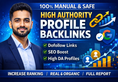 I will build 150 safe white hat profile backlinks to boost seo ranking