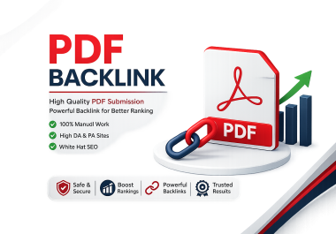 I Will Provide 75 High DA Manual PDF Submission Backlinks for SEO Ranking