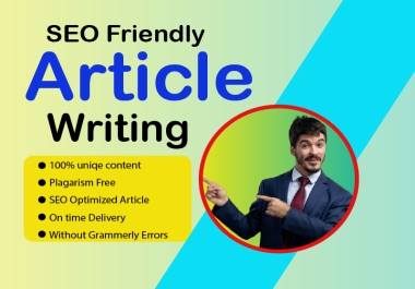 Create 2000 words High Quality SEO Content Writing,  Posts & Website Article