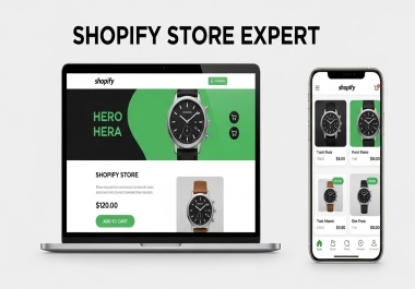 I will design Shopify store,  fix Shopify errors and optimize Shopify SEO for sales