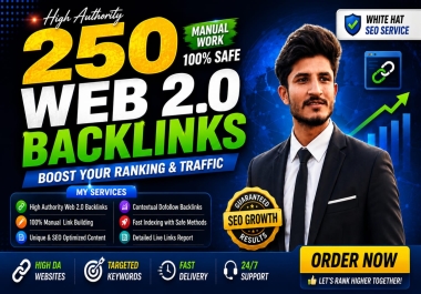 I will manually create niche relevant Web 2.0 SEO backlinks