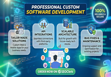 I will build a custom SaaS tool,  Web App,  or Python Automation script