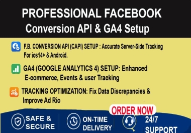I will fix Facebook Pixel,  CAPI and iOS 14 update issues with GTM.